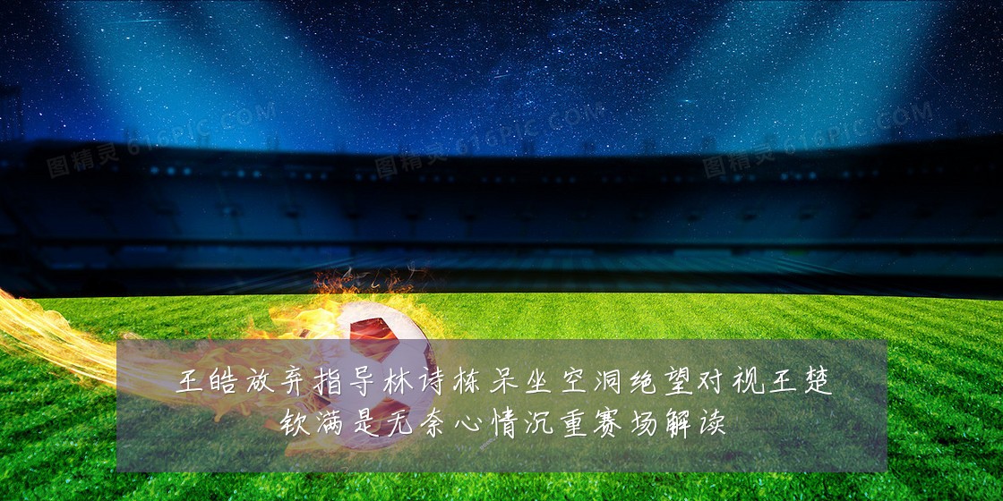 王皓放弃指导林诗栋呆坐空洞绝望对视王楚钦满是无奈心情沉重赛场解读